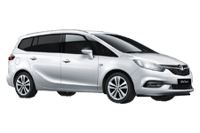 Car Hire Newcastle Northern Ireland - Vauxhall Zafira 5 + 2 - Minibus hire Newcastle northern ireland